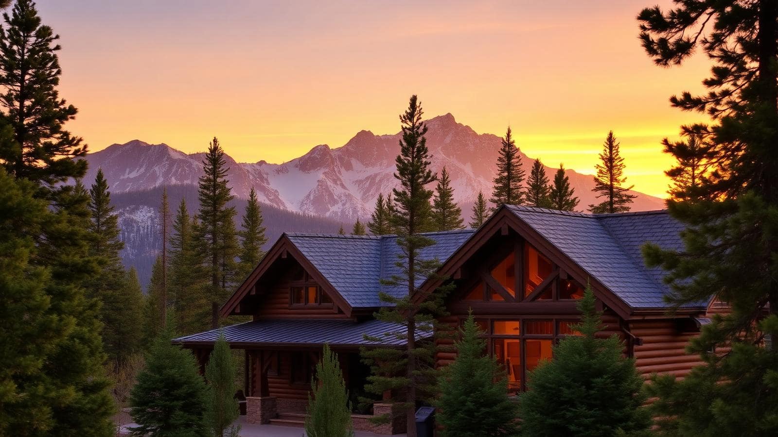 Cabin in the Colorado Mountains