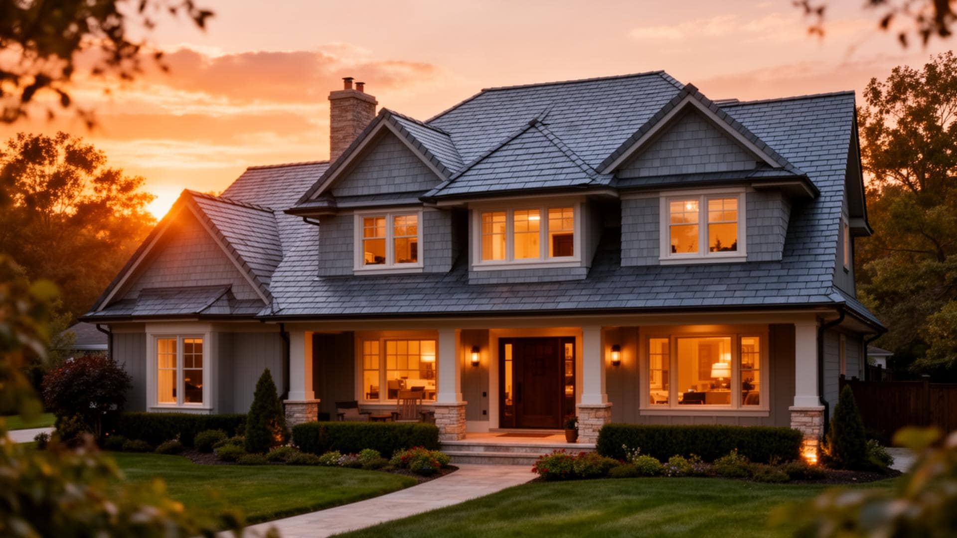 Beautiful home protected by a Weddle and Sons roof